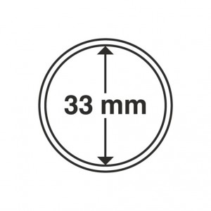 Капсулы для монет круглые 33мм
